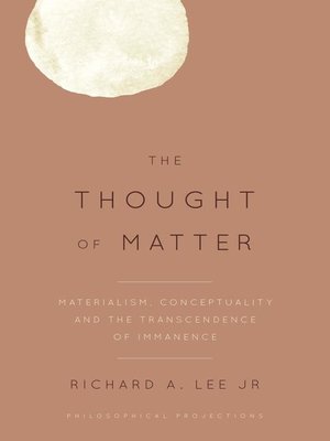cover image of The Thought of Matter